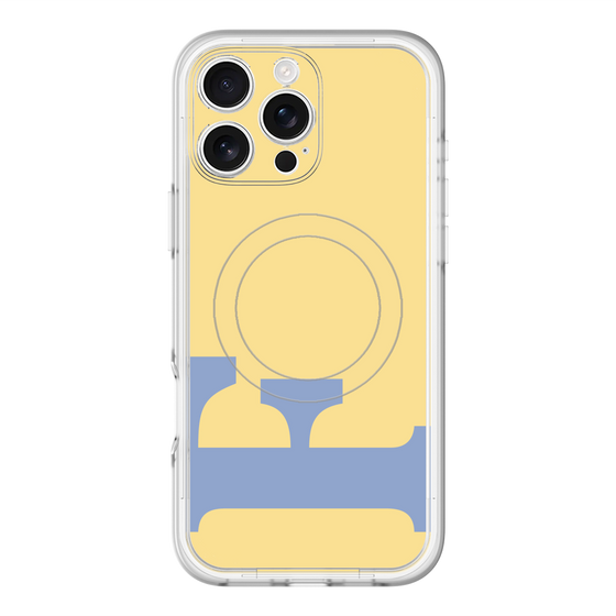 スリムプロテクションプレミアムケース with MagSafe［ オリジナル - initial color - F yellow ］