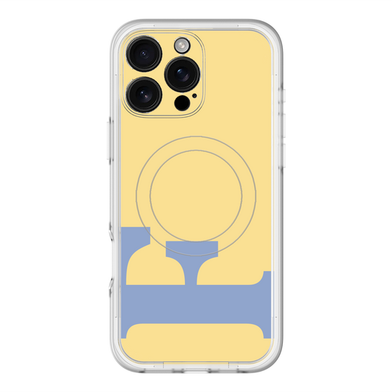 スリムプロテクションプレミアムケース with MagSafe［ オリジナル - initial color - F yellow ］