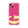スリムプロテクションプレミアムケース with MagSafe［ オリジナル - initial color - G pink ］