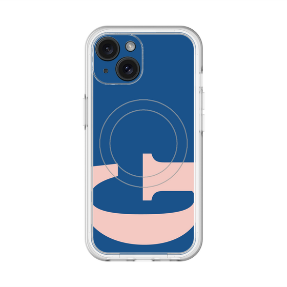 スリムプロテクションプレミアムケース with MagSafe［ オリジナル - initial color - G navy ］