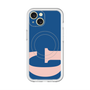 スリムプロテクションプレミアムケース with MagSafe［ オリジナル - initial color - G navy ］