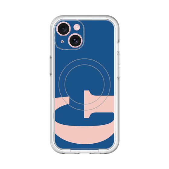 スリムプロテクションプレミアムケース with MagSafe［ オリジナル - initial color - G navy ］