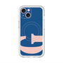 スリムプロテクションプレミアムケース with MagSafe［ オリジナル - initial color - G navy ］