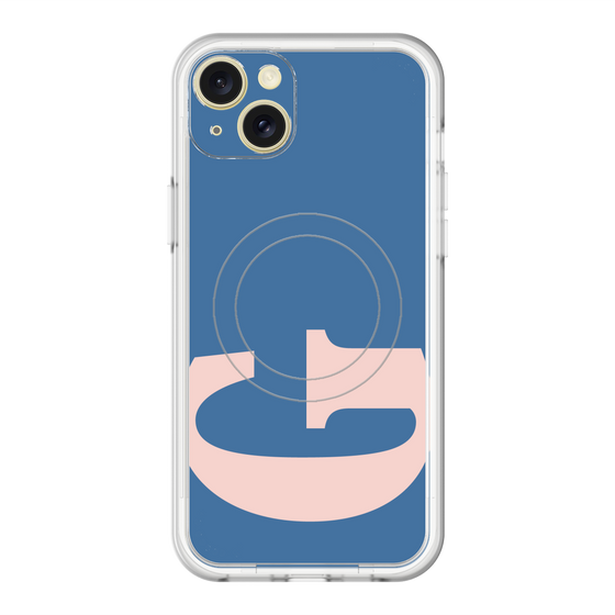 スリムプロテクションプレミアムケース with MagSafe［ オリジナル - initial color - G navy ］