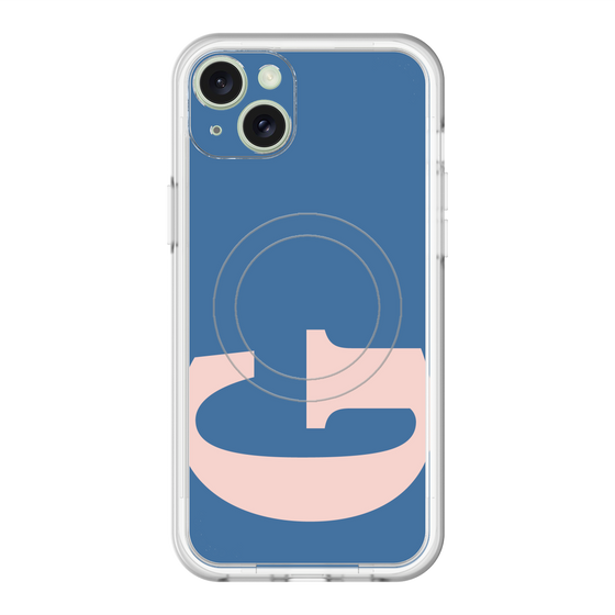 スリムプロテクションプレミアムケース with MagSafe［ オリジナル - initial color - G navy ］