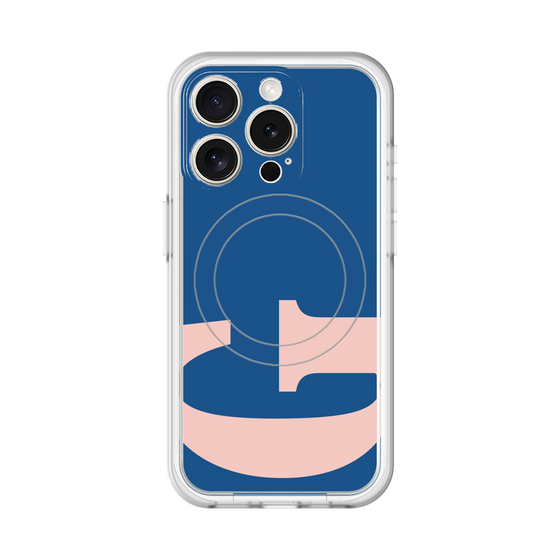 スリムプロテクションプレミアムケース with MagSafe［ オリジナル - initial color - G navy ］