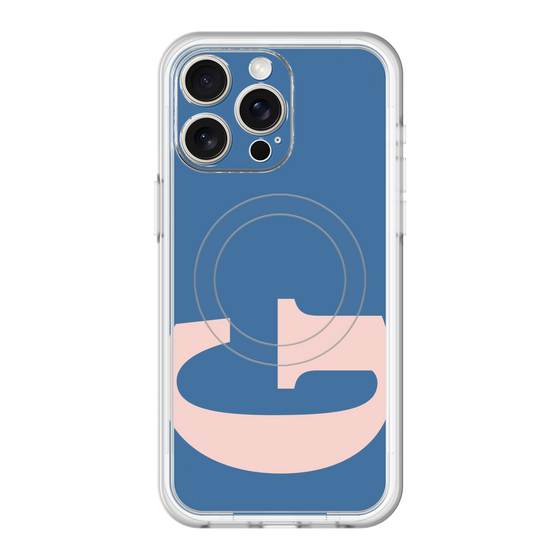 スリムプロテクションプレミアムケース with MagSafe［ オリジナル - initial color - G navy ］