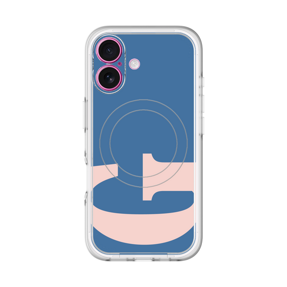 スリムプロテクションプレミアムケース with MagSafe［ オリジナル - initial color - G navy ］