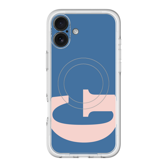 スリムプロテクションプレミアムケース with MagSafe［ オリジナル - initial color - G navy ］