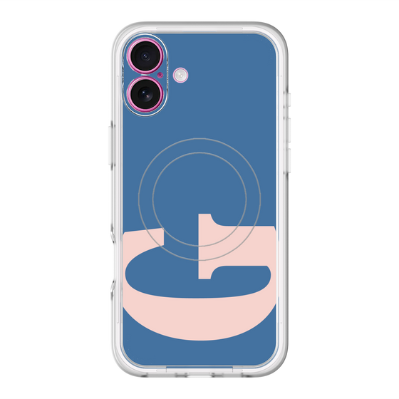 スリムプロテクションプレミアムケース with MagSafe［ オリジナル - initial color - G navy ］