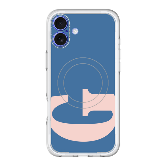 スリムプロテクションプレミアムケース with MagSafe［ オリジナル - initial color - G navy ］