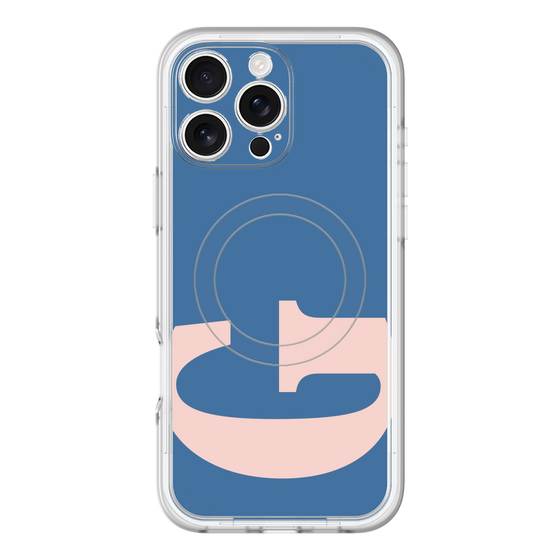 スリムプロテクションプレミアムケース with MagSafe［ オリジナル - initial color - G navy ］