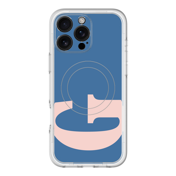 スリムプロテクションプレミアムケース with MagSafe［ オリジナル - initial color - G navy ］