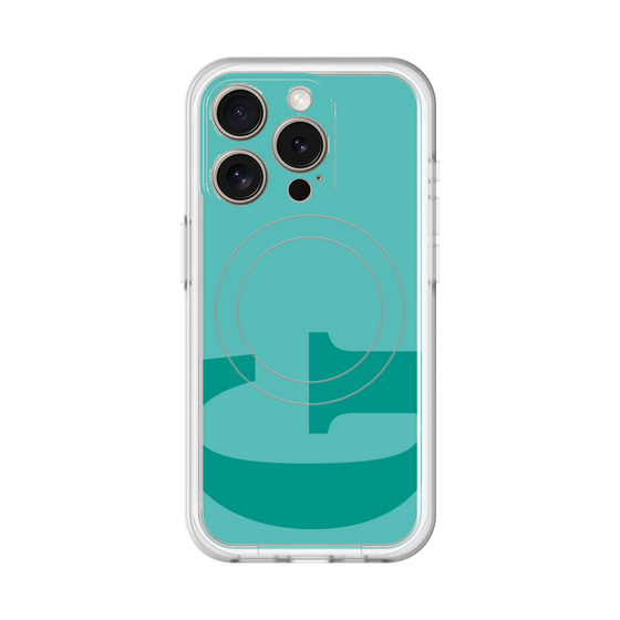 スリムプロテクションプレミアムケース with MagSafe［ オリジナル - initial color - G light green ］