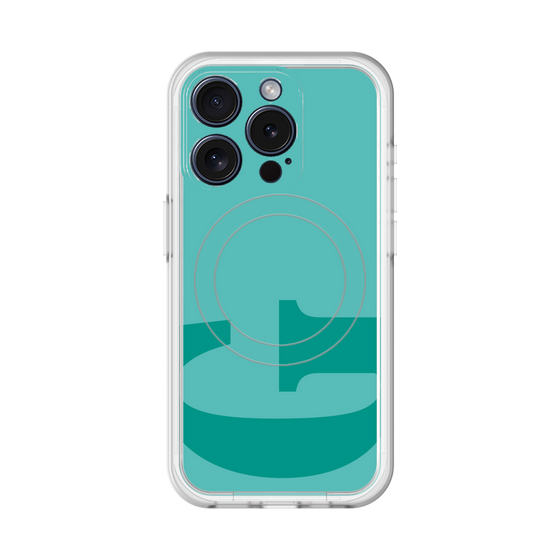 スリムプロテクションプレミアムケース with MagSafe［ オリジナル - initial color - G light green ］