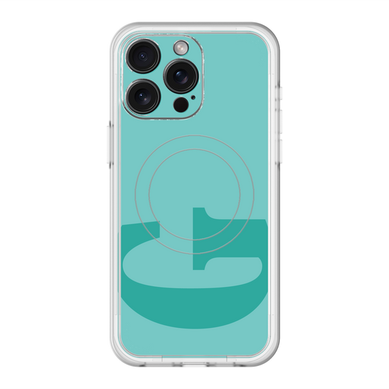 スリムプロテクションプレミアムケース with MagSafe［ オリジナル - initial color - G light green ］