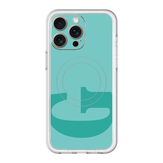 スリムプロテクションプレミアムケース with MagSafe［ オリジナル - initial color - G light green ］