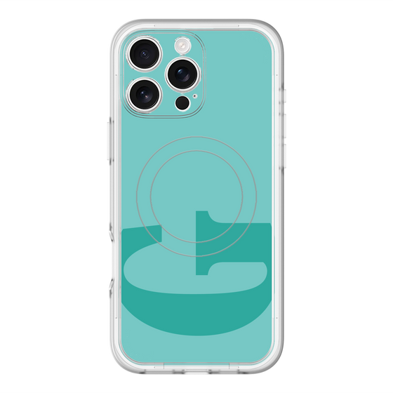 スリムプロテクションプレミアムケース with MagSafe［ オリジナル - initial color - G light green ］