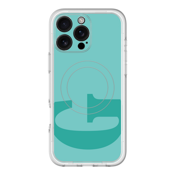 スリムプロテクションプレミアムケース with MagSafe［ オリジナル - initial color - G light green ］