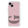スリムプロテクションプレミアムケース with MagSafe［ オリジナル - initial color - G dusty pink ］