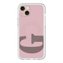 スリムプロテクションプレミアムケース with MagSafe［ オリジナル - initial color - G dusty pink ］