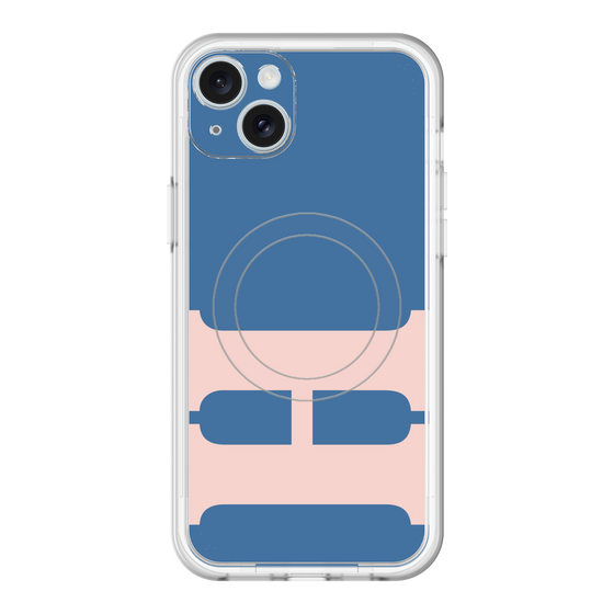 スリムプロテクションプレミアムケース with MagSafe［ オリジナル - initial color - H navy ］