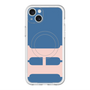 スリムプロテクションプレミアムケース with MagSafe［ オリジナル - initial color - H navy ］