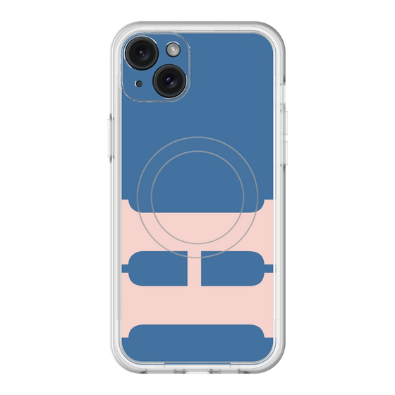 スリムプロテクションプレミアムケース with MagSafe［ オリジナル - initial color - H navy ］