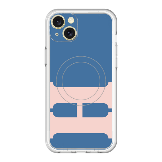 スリムプロテクションプレミアムケース with MagSafe［ オリジナル - initial color - H navy ］