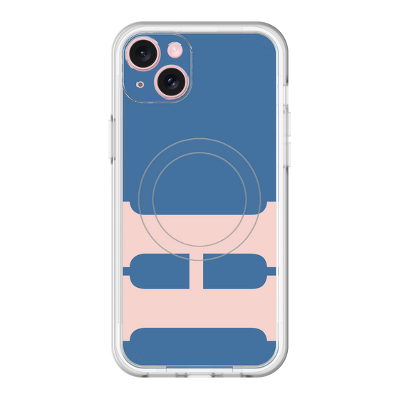 スリムプロテクションプレミアムケース with MagSafe［ オリジナル - initial color - H navy ］