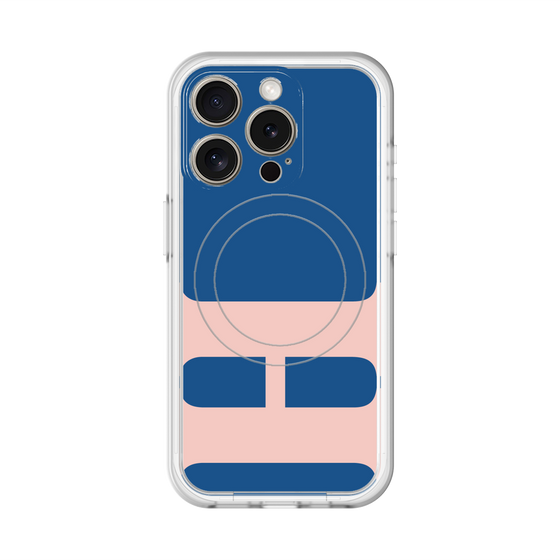 スリムプロテクションプレミアムケース with MagSafe［ オリジナル - initial color - H navy ］
