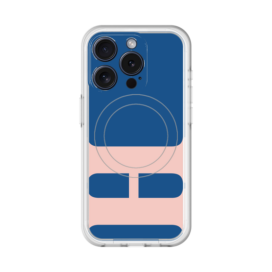 スリムプロテクションプレミアムケース with MagSafe［ オリジナル - initial color - H navy ］