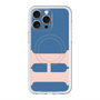 スリムプロテクションプレミアムケース with MagSafe［ オリジナル - initial color - H navy ］