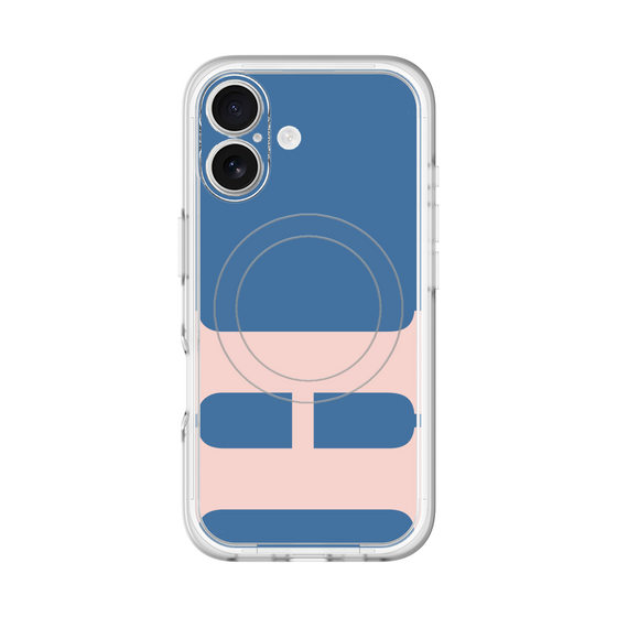 スリムプロテクションプレミアムケース with MagSafe［ オリジナル - initial color - H navy ］
