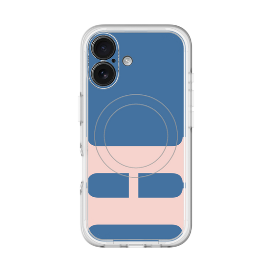 スリムプロテクションプレミアムケース with MagSafe［ オリジナル - initial color - H navy ］