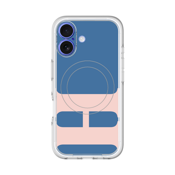 スリムプロテクションプレミアムケース with MagSafe［ オリジナル - initial color - H navy ］