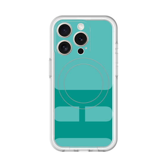 スリムプロテクションプレミアムケース with MagSafe［ オリジナル - initial color - H light green ］