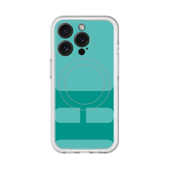 スリムプロテクションプレミアムケース with MagSafe［ オリジナル - initial color - H light green ］