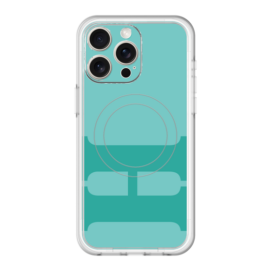 スリムプロテクションプレミアムケース with MagSafe［ オリジナル - initial color - H light green ］