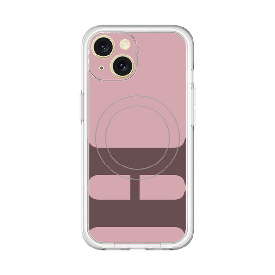 スリムプロテクションプレミアムケース with MagSafe［ オリジナル - initial color - H dusty pink ］