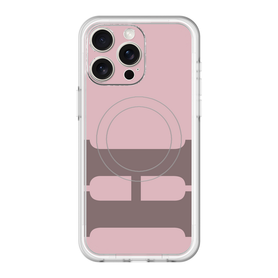 スリムプロテクションプレミアムケース with MagSafe［ オリジナル - initial color - H dusty pink ］