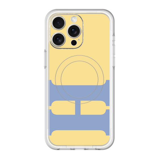 スリムプロテクションプレミアムケース with MagSafe［ オリジナル - initial color - H yellow ］