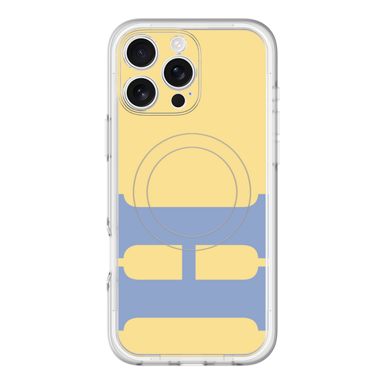 スリムプロテクションプレミアムケース with MagSafe［ オリジナル - initial color - H yellow ］