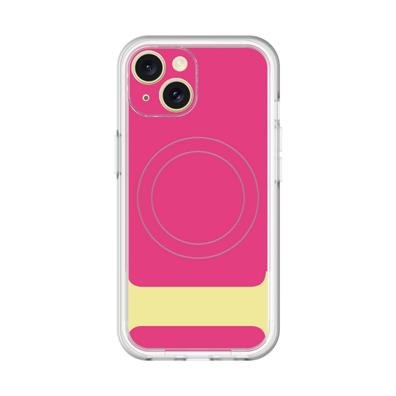 スリムプロテクションプレミアムケース with MagSafe［ オリジナル - initial color - I pink ］