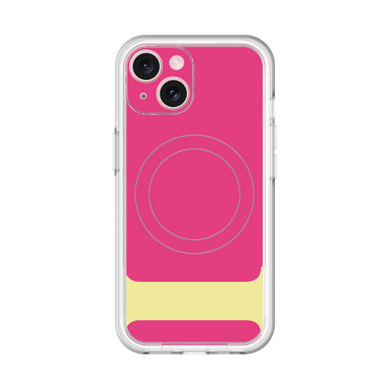 スリムプロテクションプレミアムケース with MagSafe［ オリジナル - initial color - I pink ］