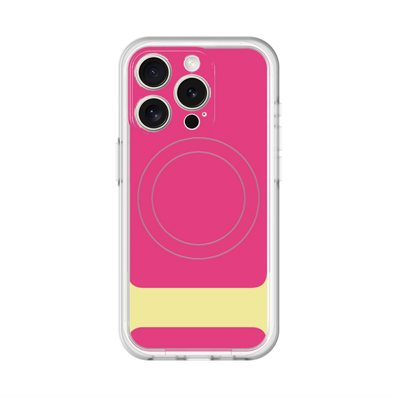 スリムプロテクションプレミアムケース with MagSafe［ オリジナル - initial color - I pink ］