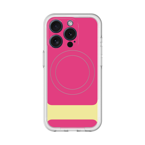 スリムプロテクションプレミアムケース with MagSafe［ オリジナル - initial color - I pink ］