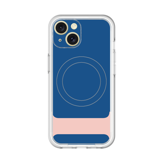スリムプロテクションプレミアムケース with MagSafe［ オリジナル - initial color - I navy ］