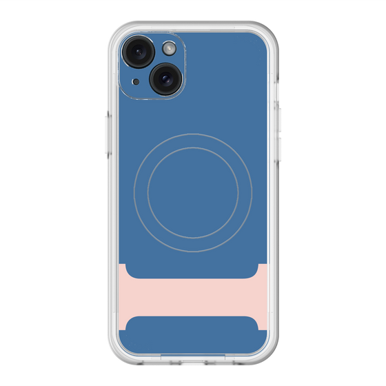 スリムプロテクションプレミアムケース with MagSafe［ オリジナル - initial color - I navy ］