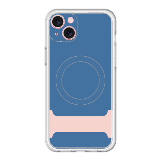 スリムプロテクションプレミアムケース with MagSafe［ オリジナル - initial color - I navy ］